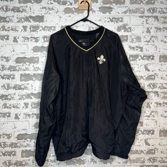Holloway New Orleans saints windbreaker pullover - Picture 1 of 5